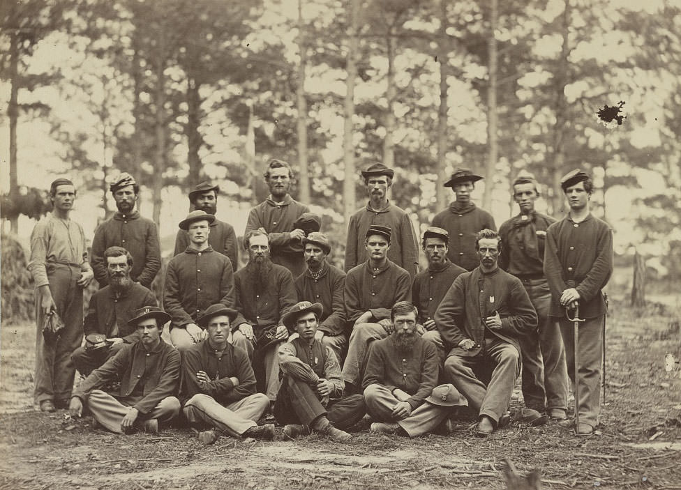 Co. B, U.S. Engineers in front of Petersburg, 1864