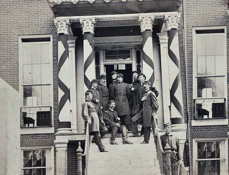 Gen. Ferrero and staff, Petersburgh, 1865