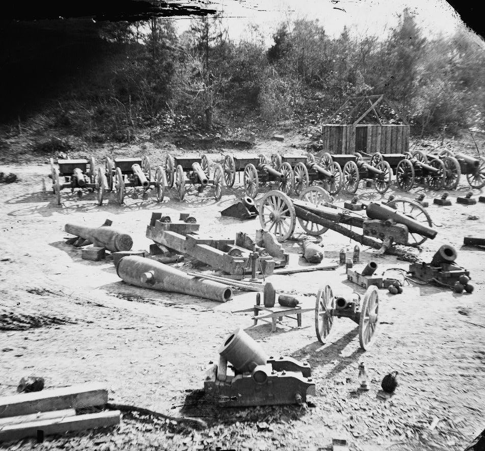 Federal ordnance at the depot; another view, 1865.