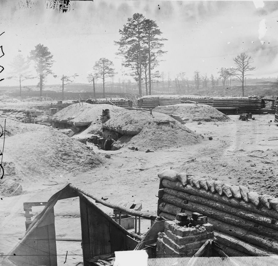 Fortifications, Petersburg, 1865