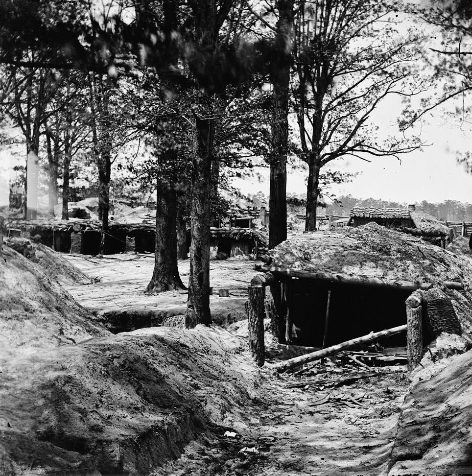 Interior of Fort Steadman, 1865