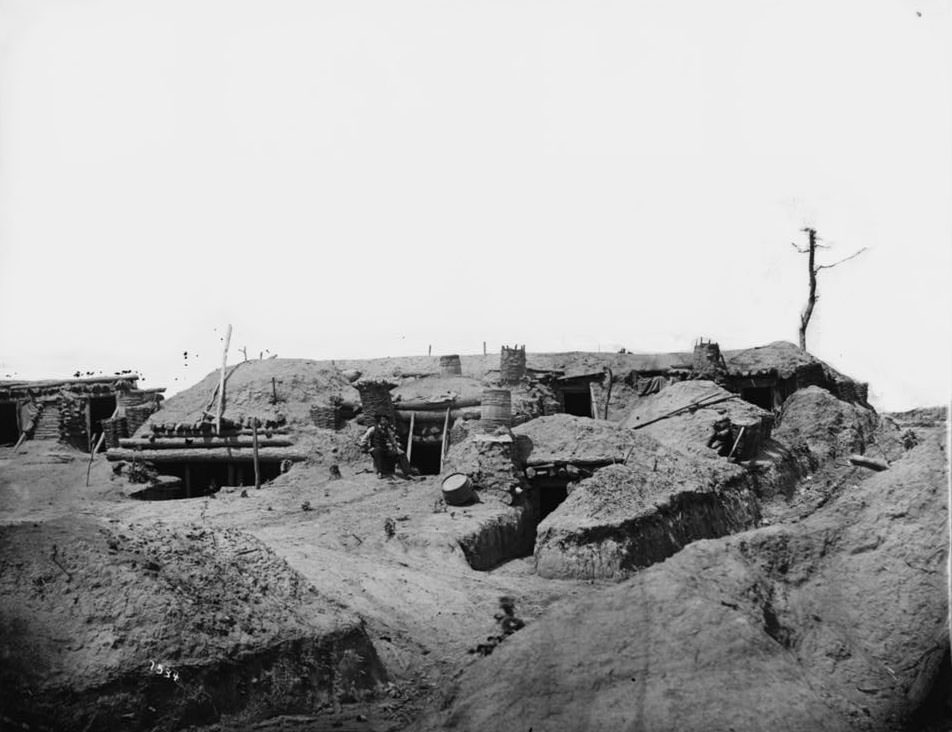 Interior of Fort Sedgwick, 1865