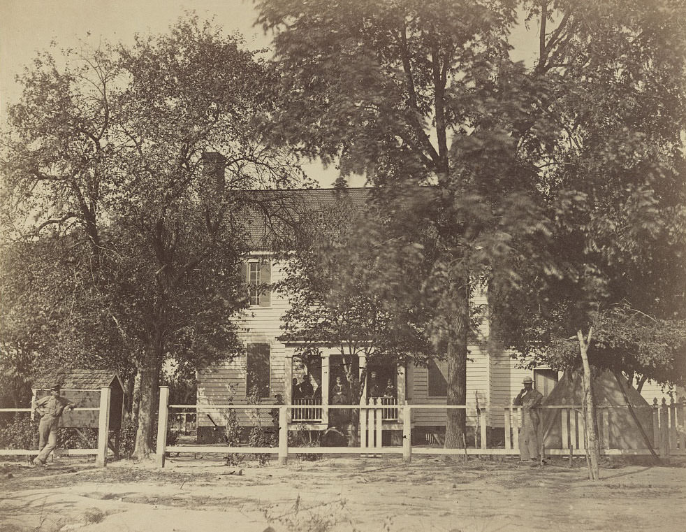 The Aiken House, in front of Petersburg,near headquarters Army of Potomac, 1860s