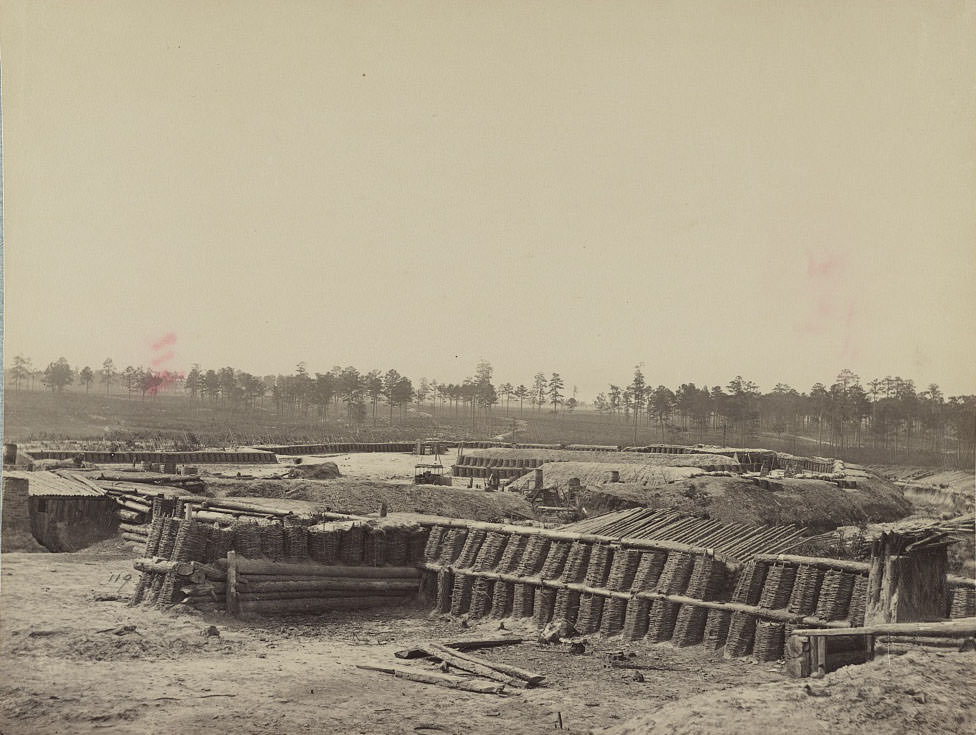 Interior of Fort Sedgewick (i.e. Sedgwick), 1860s