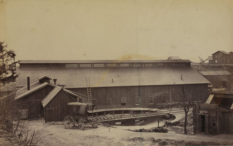 R.R. turntable, Petersburg, VA.between 1861 and 1865