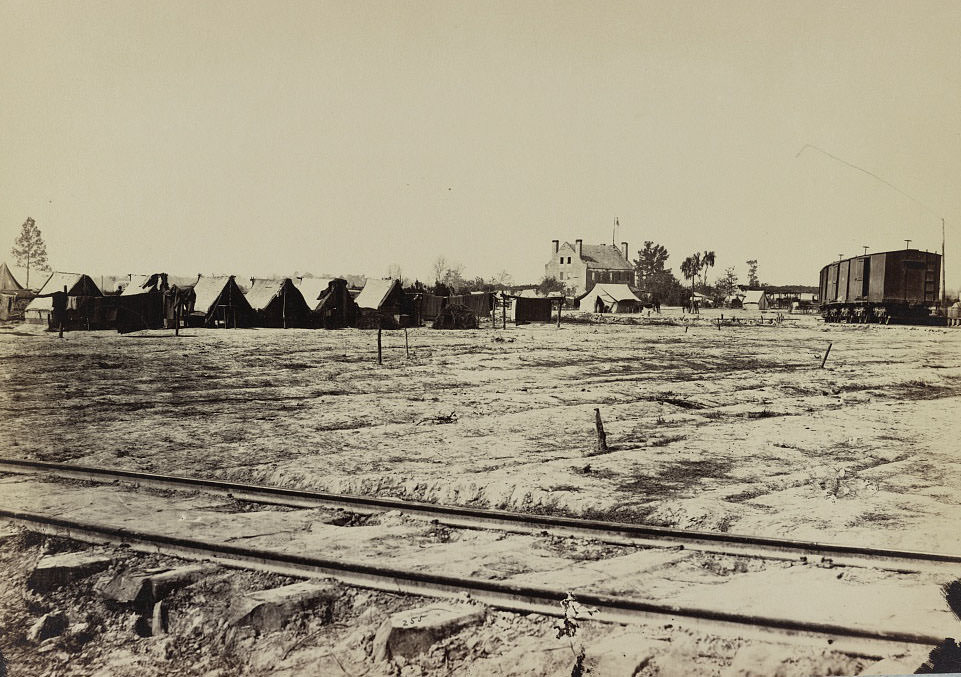 Headquarters 6th Army Corps. Warren Station, in front of Petersburg, 1862