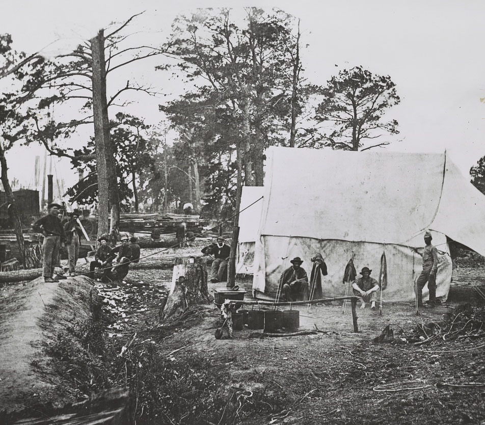 Camp in front of Petersburg, 1864