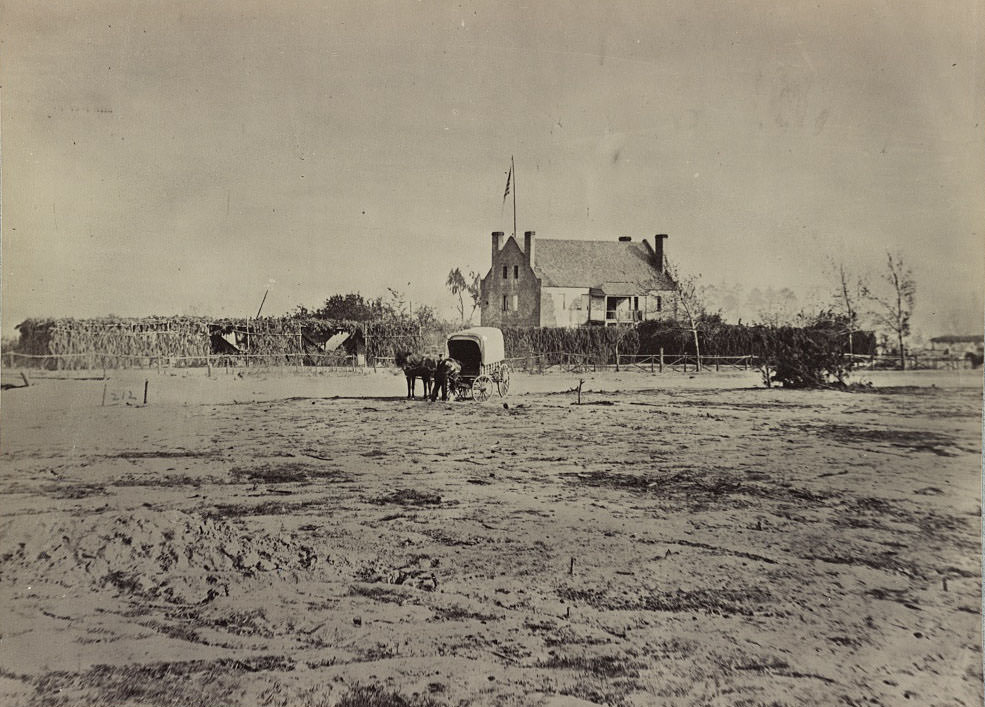 Headquarters 6th Army Corps. Warren Station, in front of Petersburg, 1864