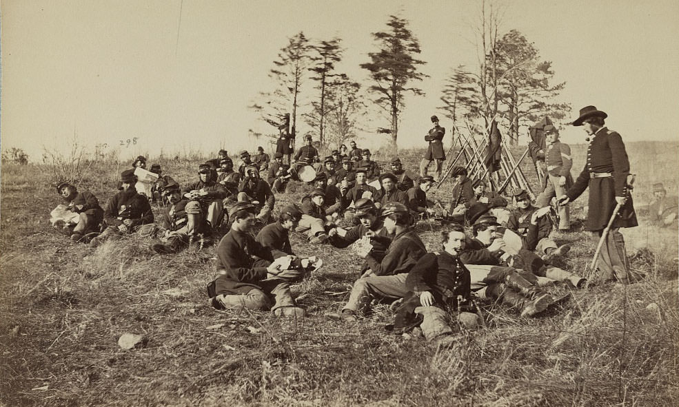 Company "B", 170th N.Y. Infantry in front of Petersburg, 1864