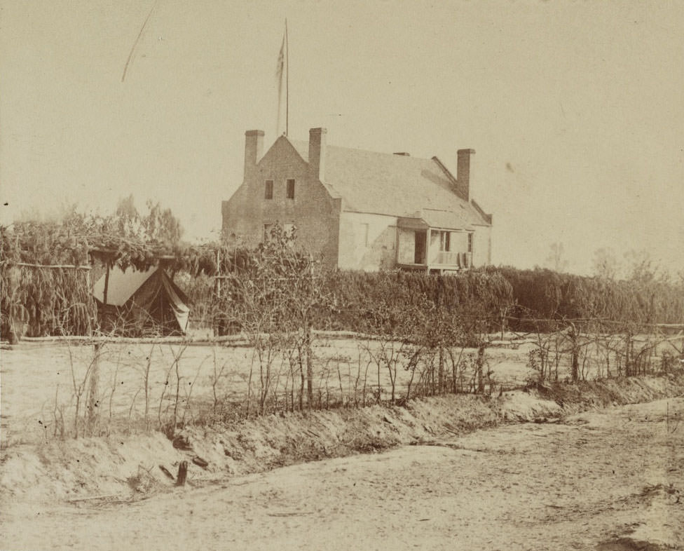 Headquarters, 6th Army Corps, Warren Station, in front of Petersburg, 1864