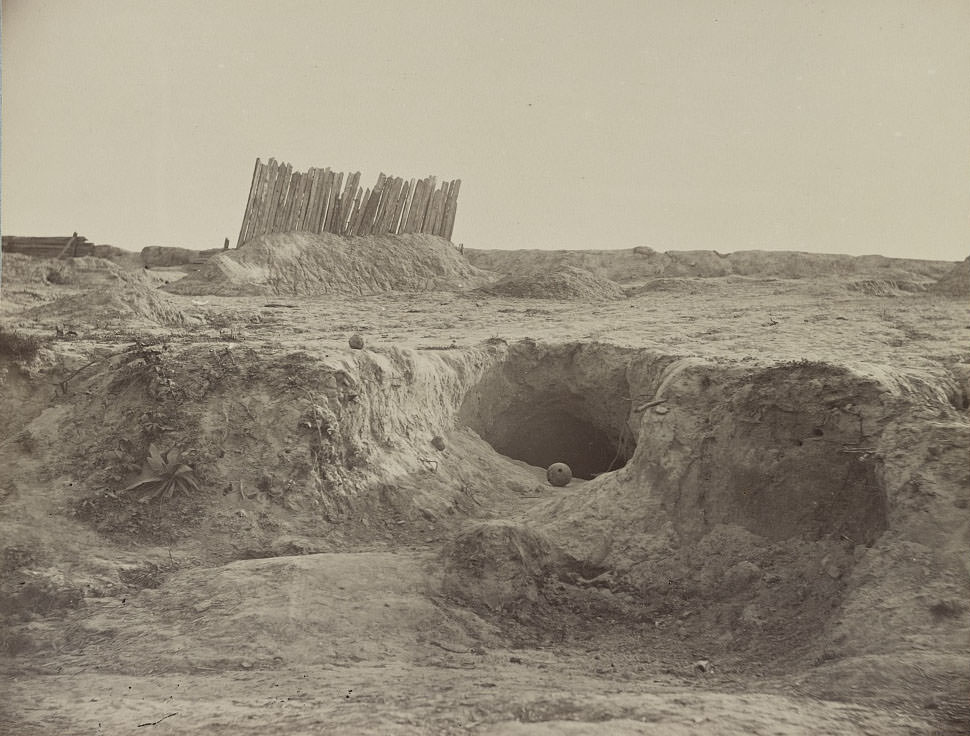 Fortifications on the Petersburg lines, 1860s