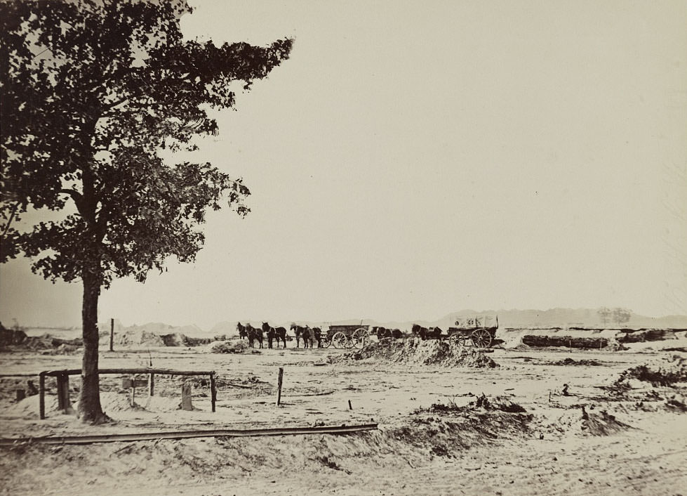 The lone graves at Warren Station in front of Petersburg, 1860s