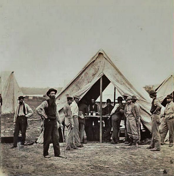A Sutler's Tent, Petersburg, 1864
