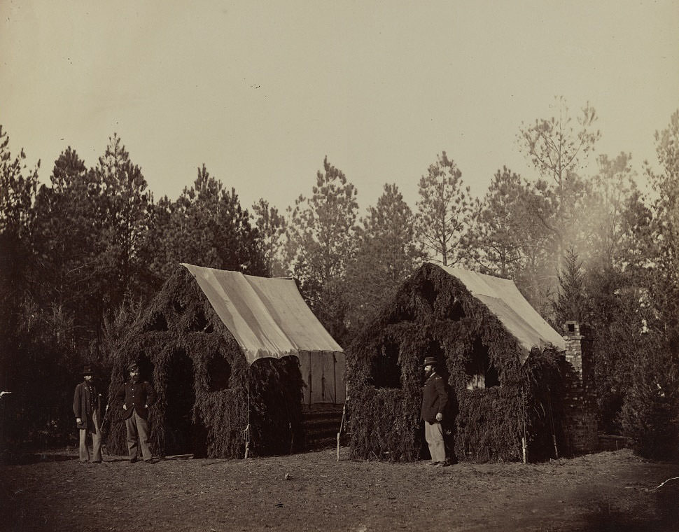 Surgeon's Quarters, camp of 50th New York Engineers in front of Petersburg, 1864