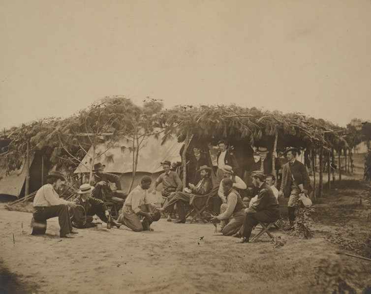 General Willcox's headquarters, in front of Petersburg, 1864