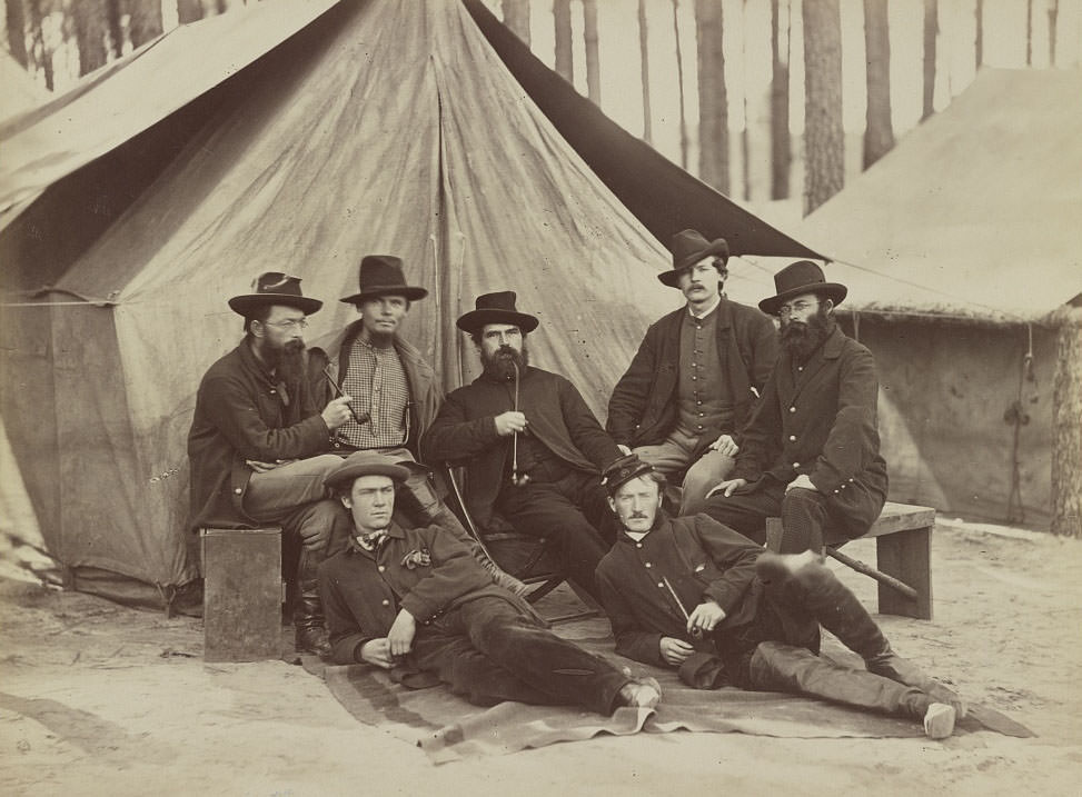 Assistant engineers at headquarters Army of Potomac, November, 1864