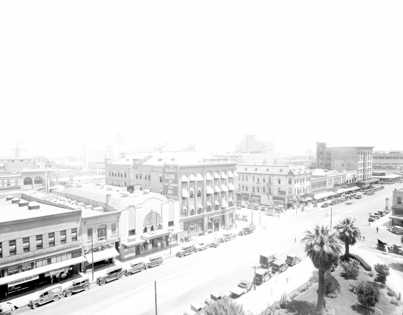 View of Phoenix From the County Courthouse, 1929