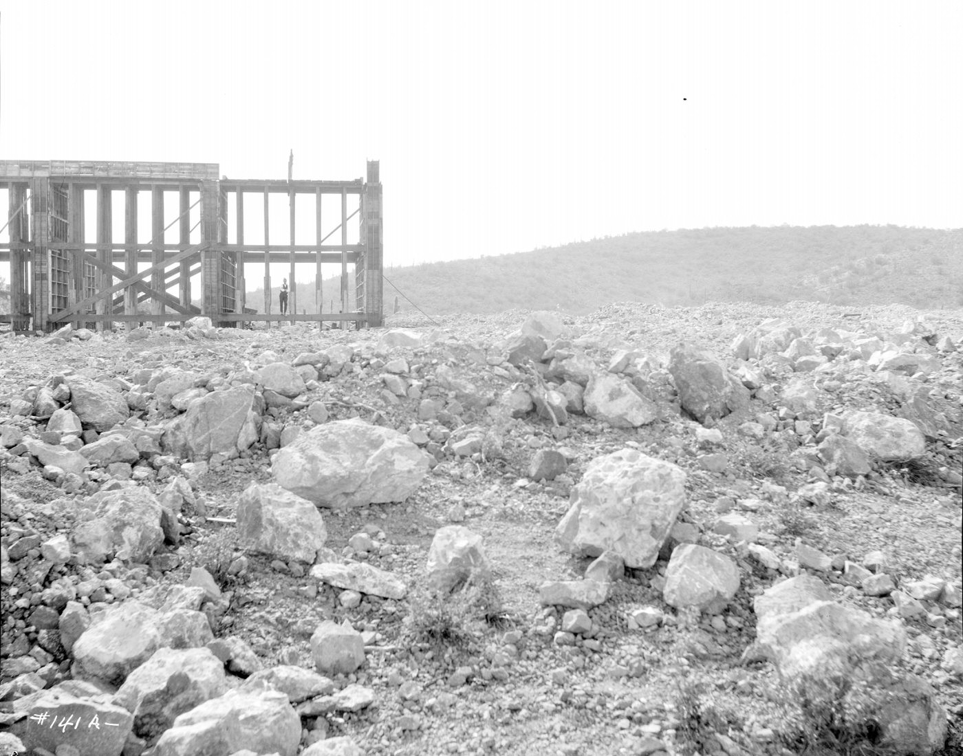 Desert Surrounding Lake Pleasant Dam, 1927