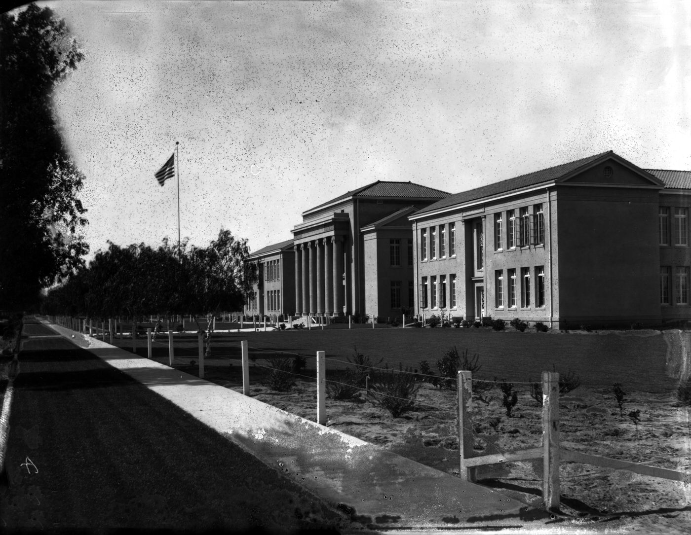 Chandler High School Building Exterior, 1924