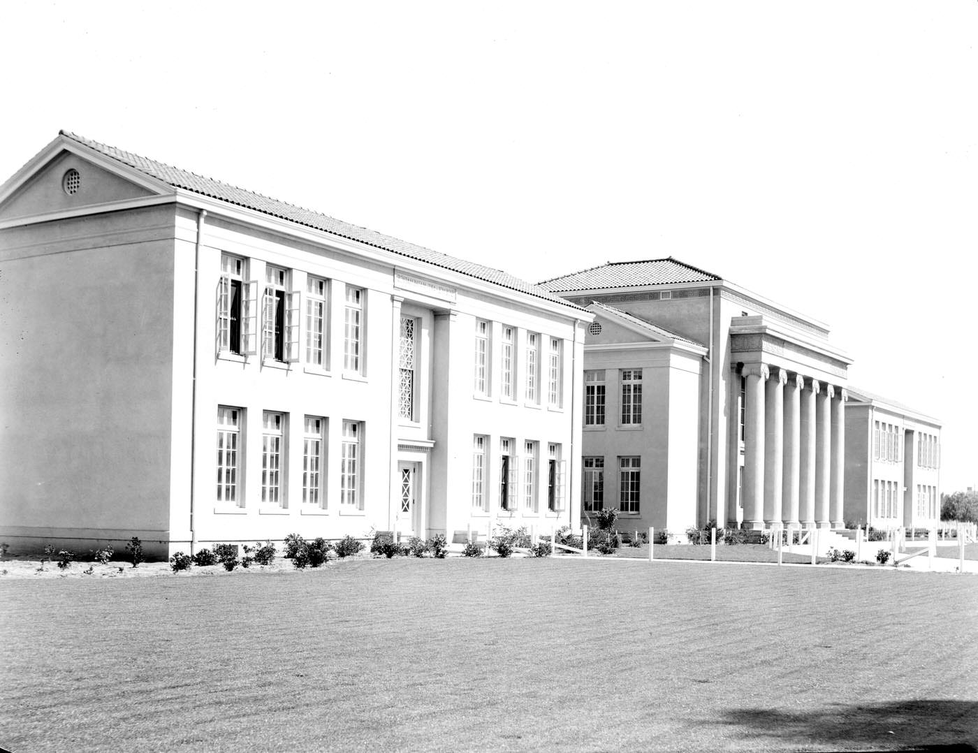 Chandler High School Building Exterior, 1924