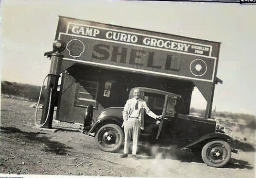 S.W. Miller general store east of 16th Street and the Arizona Canal, about where the Pointe Resort is today, 1928.