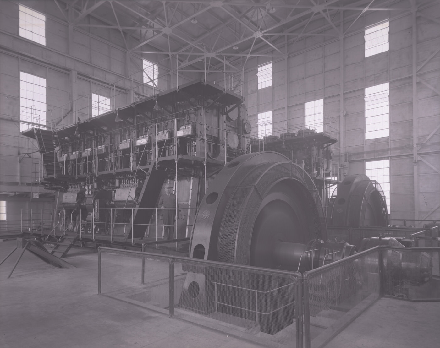 Diesel Plant Interior, 1900s