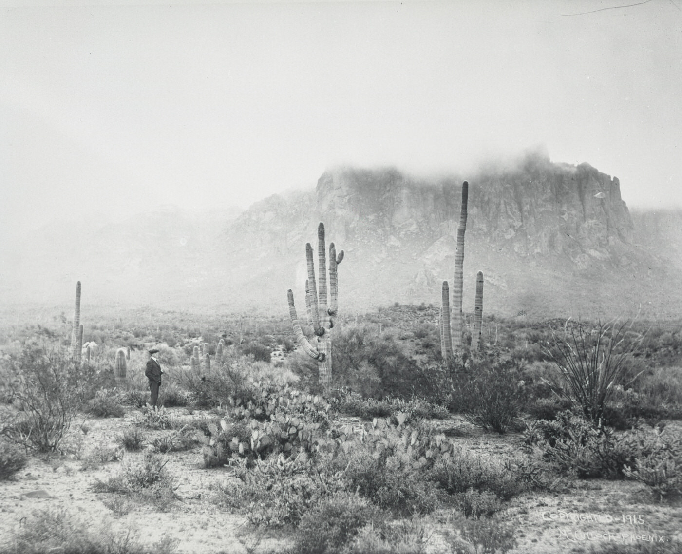 Rim of the Superstition Mts, 1915