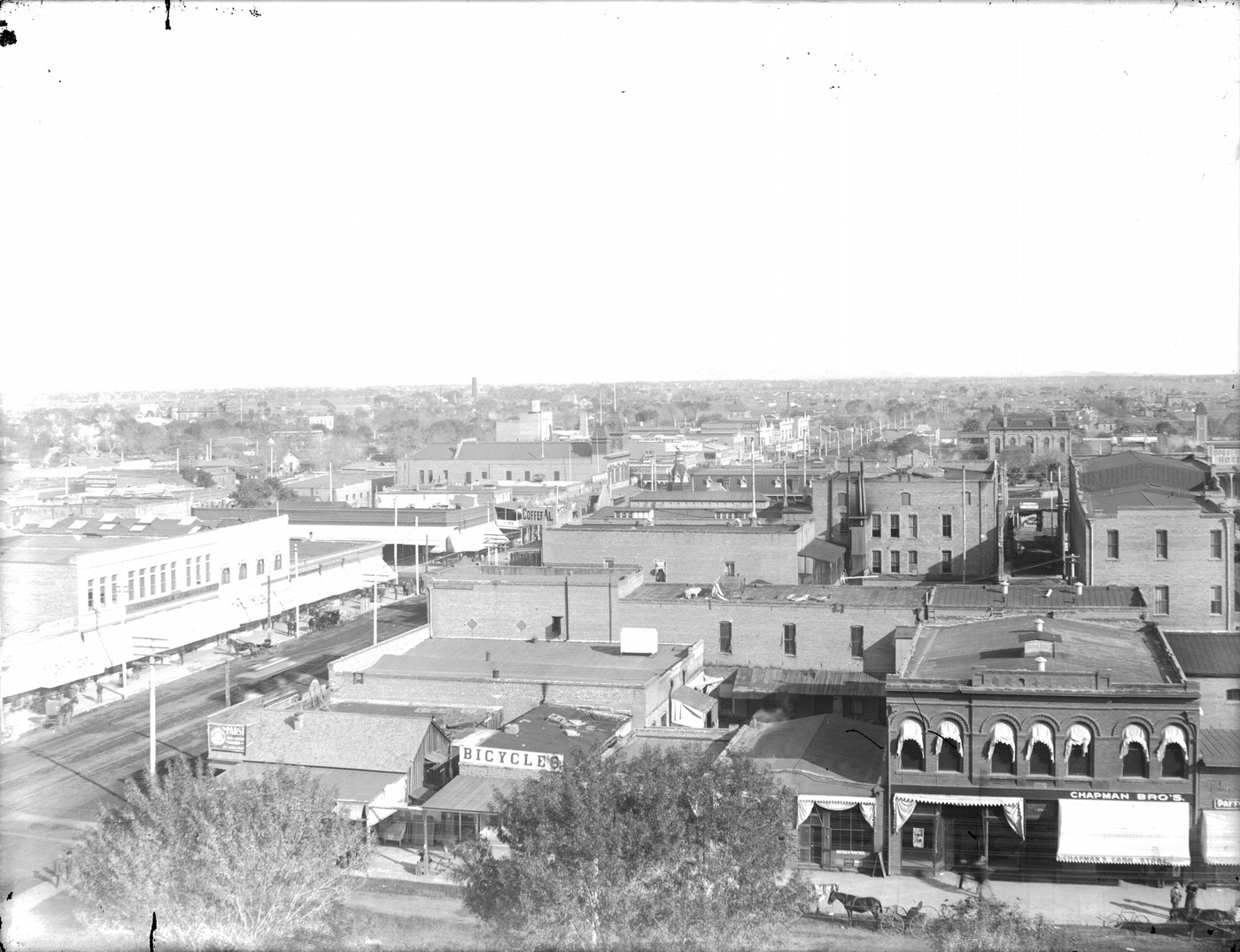 View looking east with First Ave. in the foreground, Phoenix, 1907