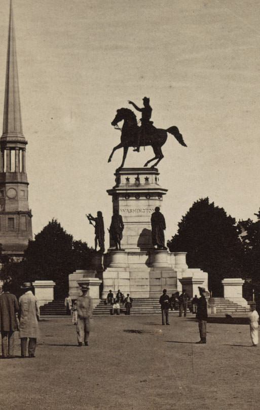 Washington Monument, Capitol Square, Richmond, Va, 1861