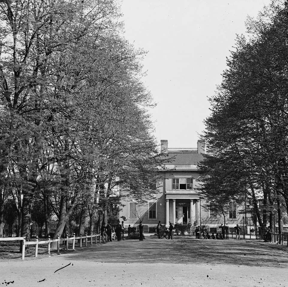 The main eastern theater of war, fallen Richmond, 1865