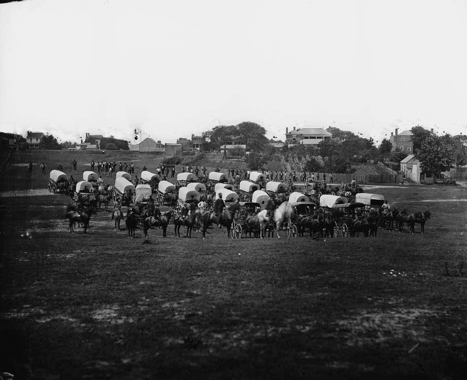 The main eastern theater of war, fallen Richmond, 1865