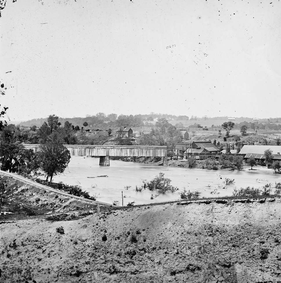 The main eastern theater of war, fallen Richmond, April 1865