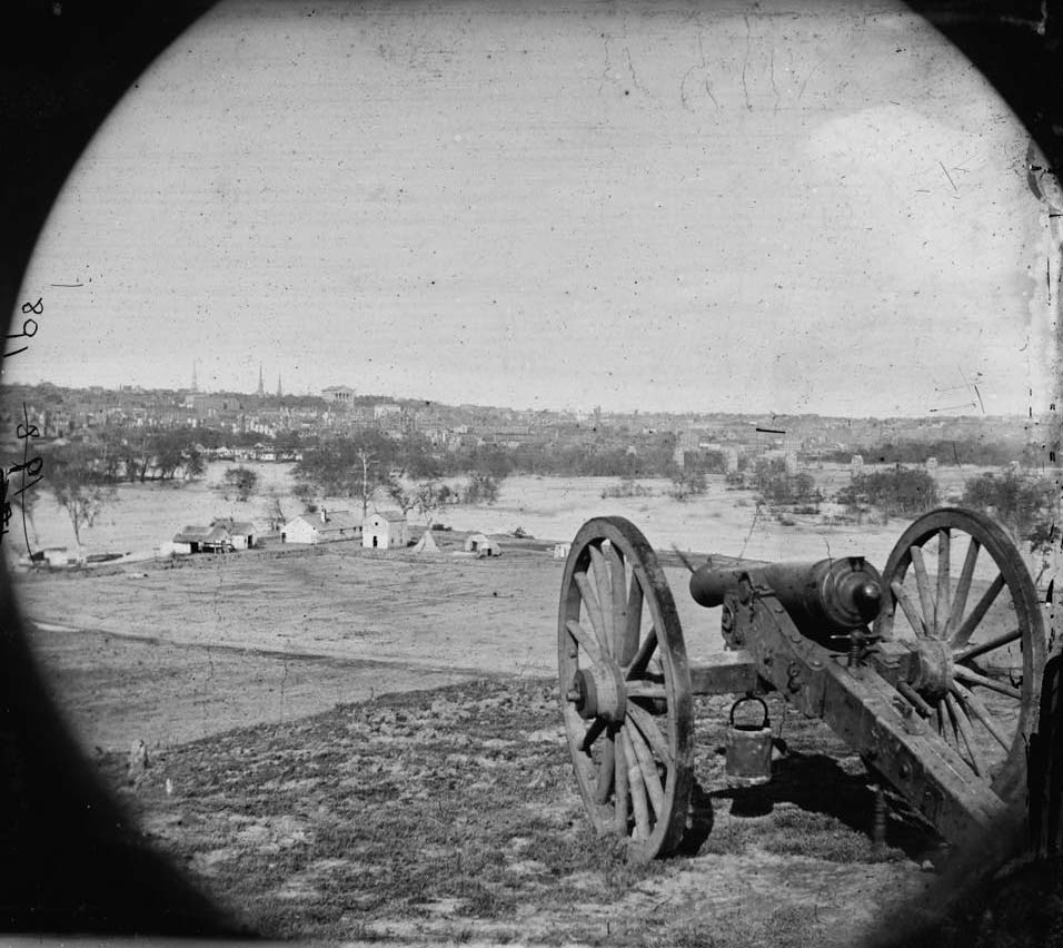 The main eastern theater of war, fallen Richmond, April 1865