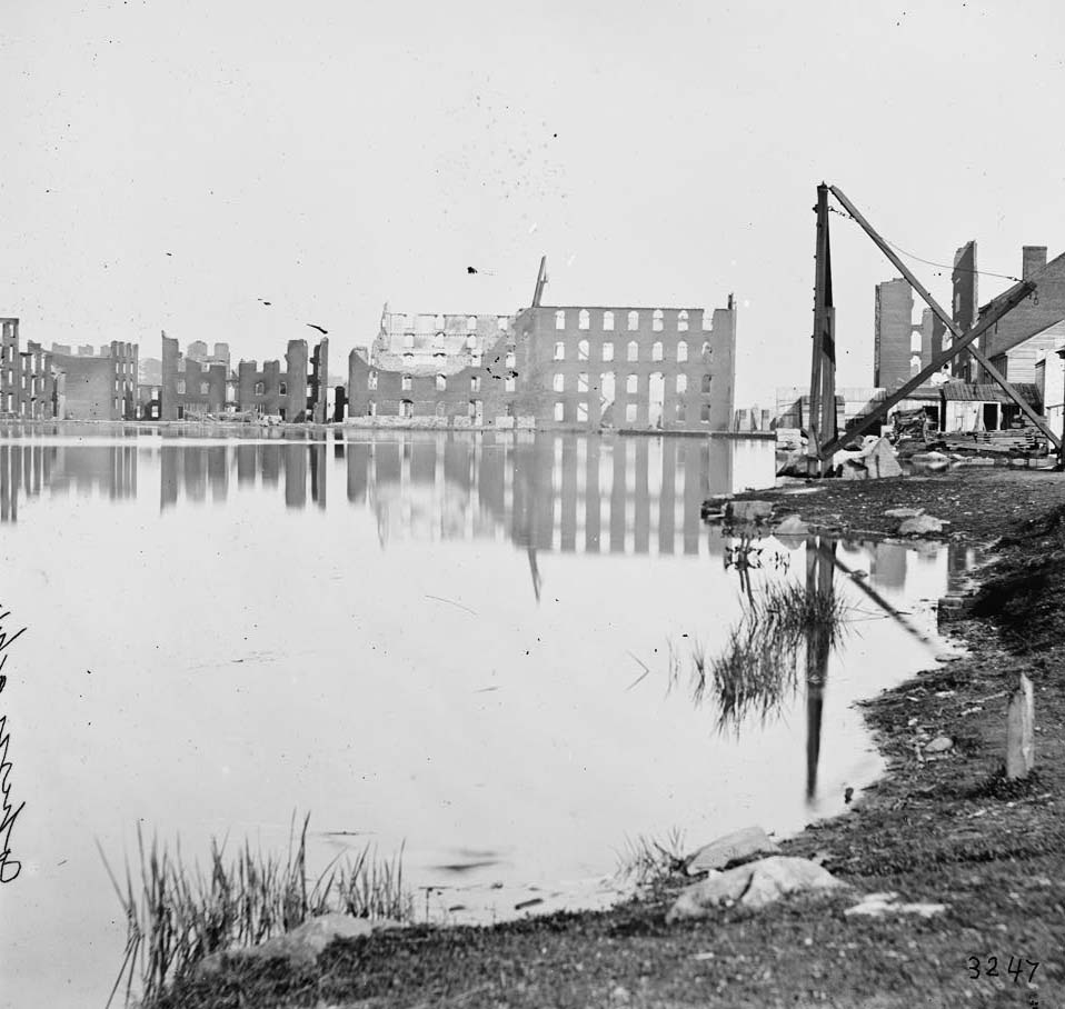 The main eastern theater of war, fallen Richmond, 1865