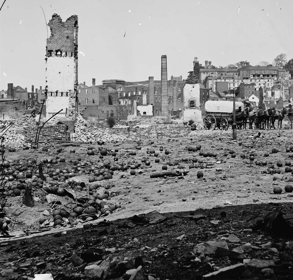 The main eastern theater of war, fallen Richmond, 1864
