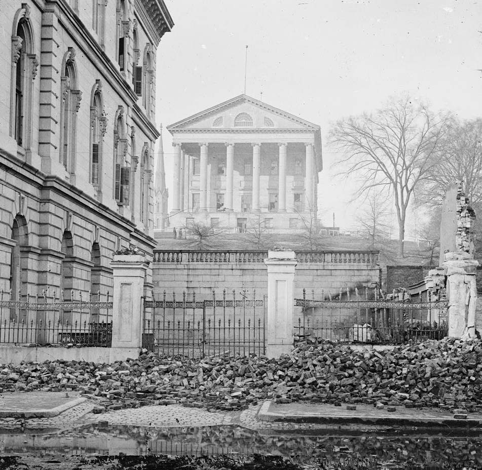 The main eastern theater of war, fallen Richmond, April 1864
