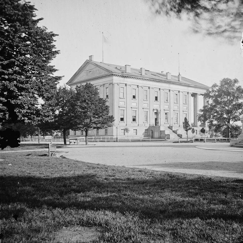 The main eastern theater of war, fallen Richmond, 1865