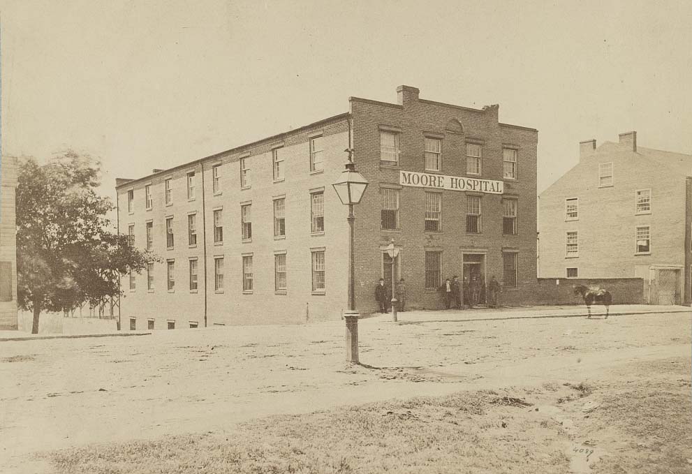 Moore Hospital (Confederate) Main Street, Richmond, 1864