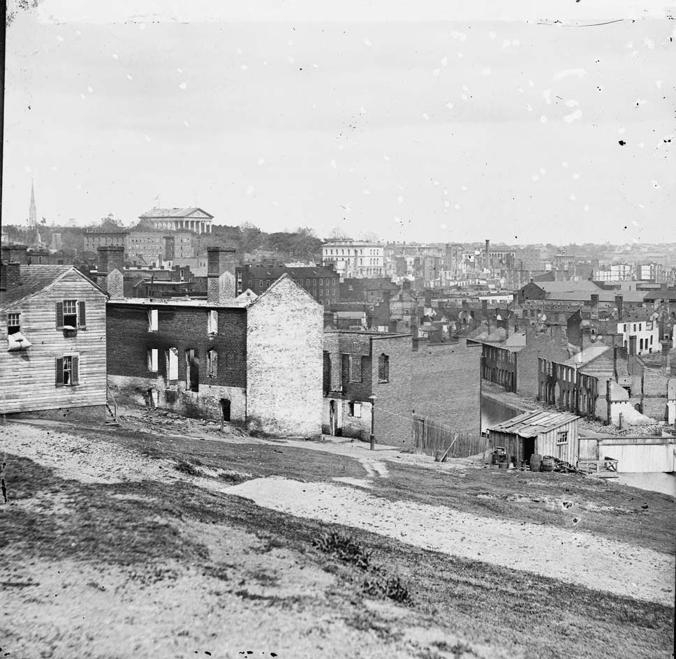 The main eastern theater of war, fallen Richmond, April 1865