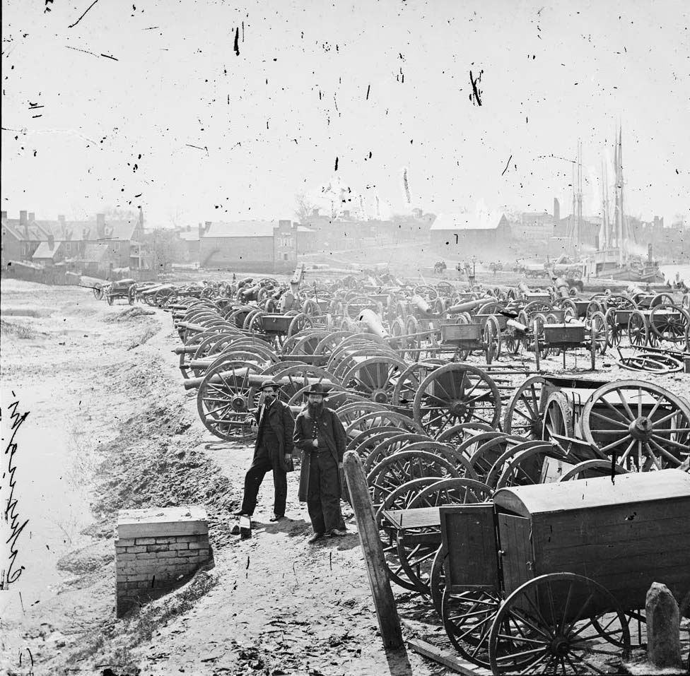 The main eastern theater of war, fallen Richmond, 1865