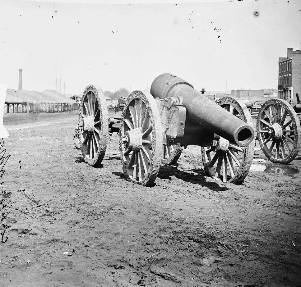 The main eastern theater of war, fallen Richmond, 1865