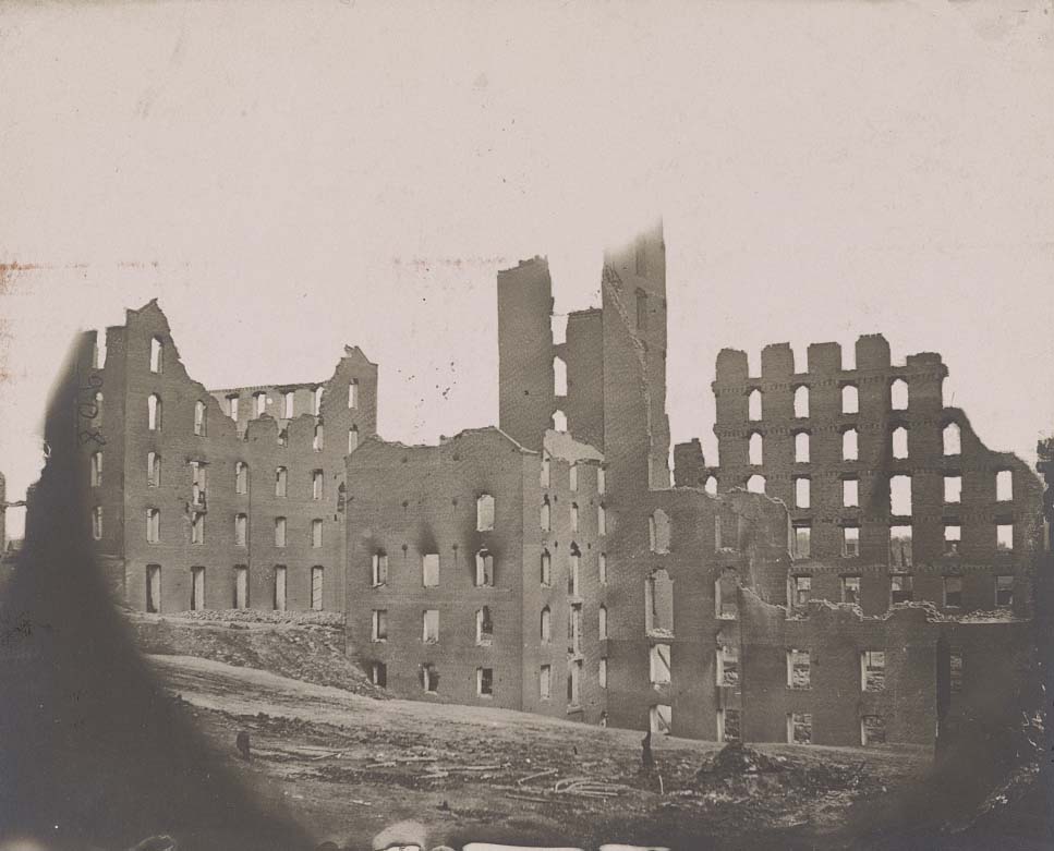 Ruins of Gallego Mills, Richmond, 1863