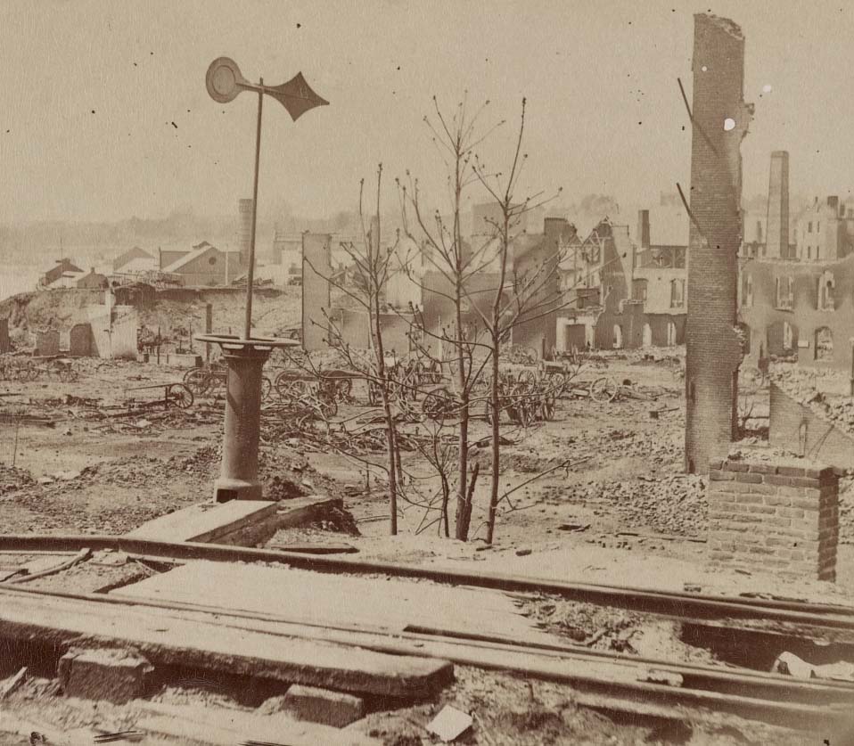 Views of ruins of the Arsenal, Richmond, Virginia, April, 1865