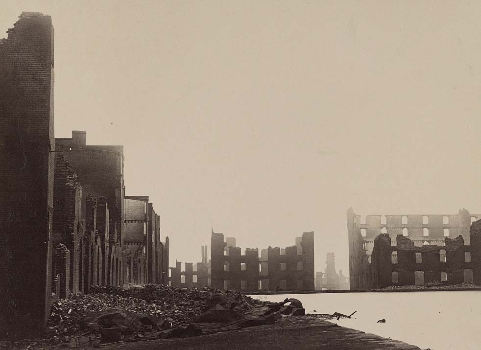 Ruins on the Canal Basin, Richmond, Va., April, 1865