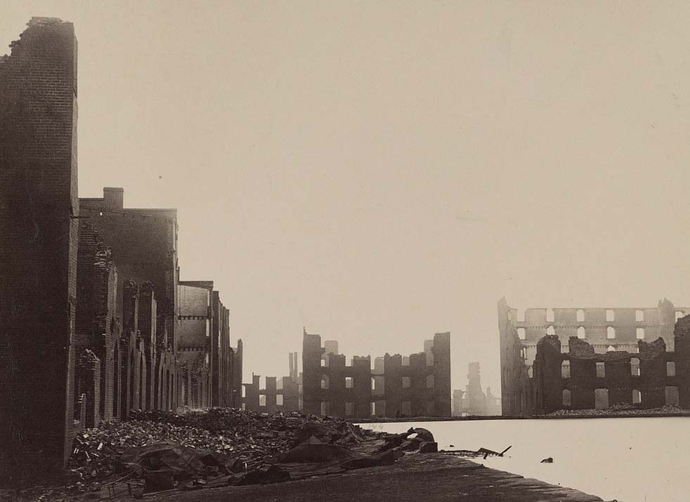 Ruins on the Canal Basin, Richmond, Va., April, 1865
