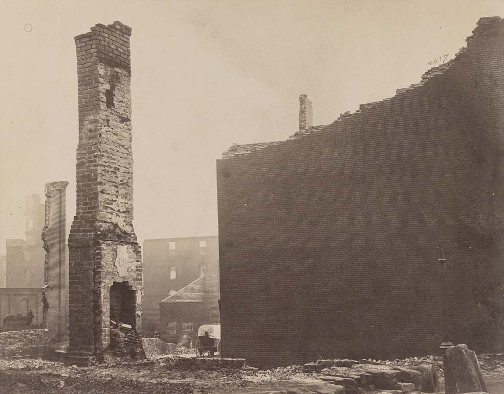 Ruins on Carey Street, Richmond, Va., April, 1865