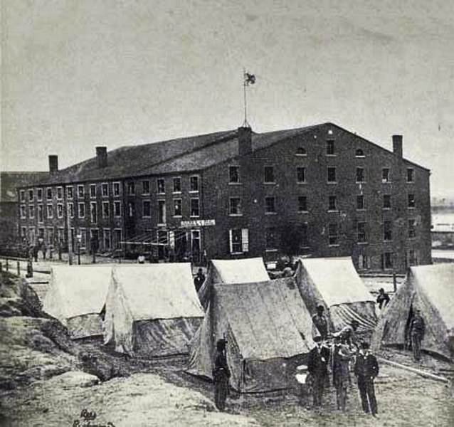 Old "Libby Prison" building, Richmond, Va, 1863