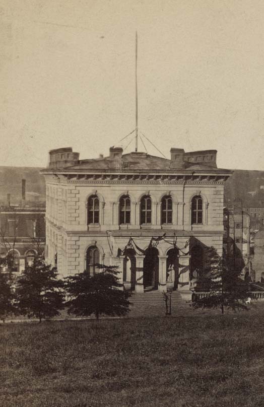 Treasury building, now National Bank of Virginia, 1861
