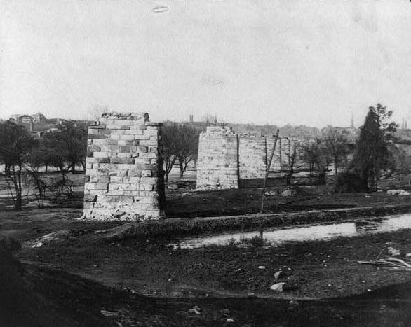 Richmond and Petersburg R.R. Bridge, James River, Richmond, 1865