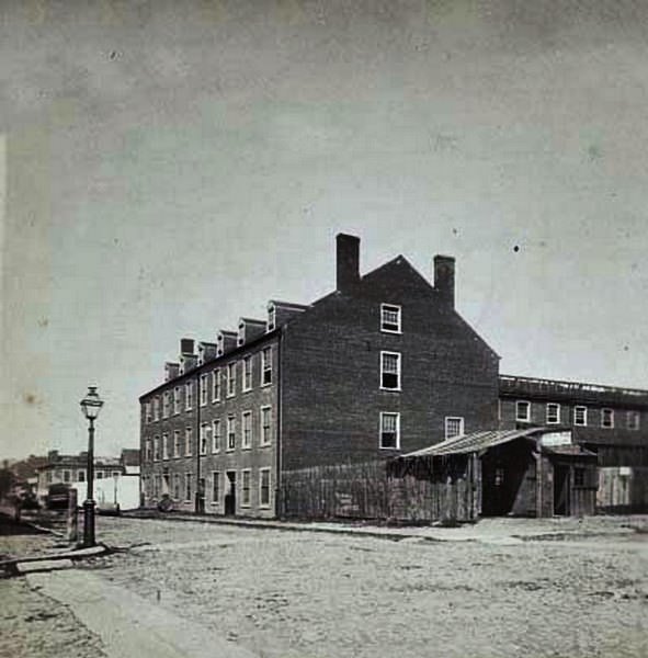 Castle Thunder -- Confederate prison, 1865